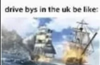 Funny British ship