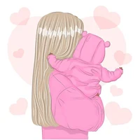 Baby and mom