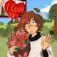 Aquino con rosas 