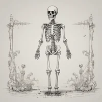 Goofy skeleton