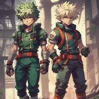Deku and Bakugo