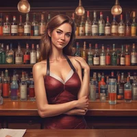 Female Bartender