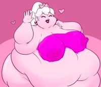 Princess peach obese