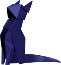 Origami cat