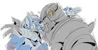 Optimus and Megatron