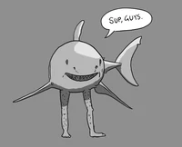 Shark with legs