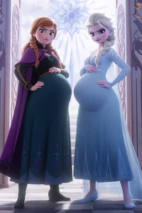 Anna and Elsa