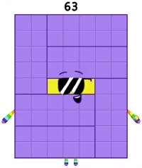 Numberblocks 63