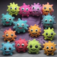 Plush virus cute 