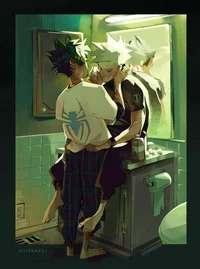BakuDeku- Fighter AU