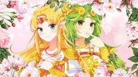 Palutena y Zelda