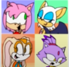 The 4 Sonic Girls