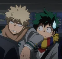 Bakugo and Midoriya