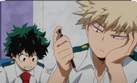Deku and Bakugou 