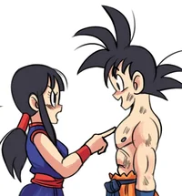 Chi-Chi And Son Goku