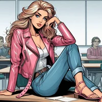 Popular college girl