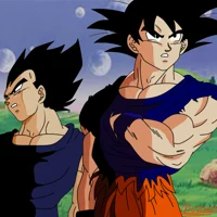 Vegeta and Goku