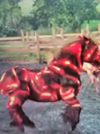 Lava horse