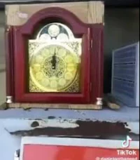 Ancient ass clock