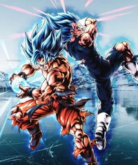 Goku and Vegeta