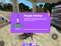 Purplemarker unfound
