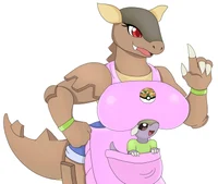 Giantess Kangaskhan