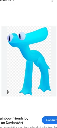 Cyan rainbow friends