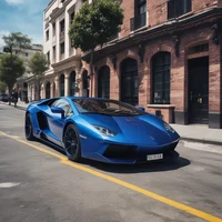 Blue Lambo bro