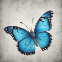 Azure Blue Butterfly