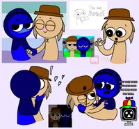 Tan and Blue Sprunki