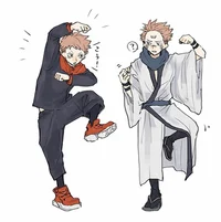 Yuji and Sukuna