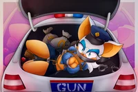 Captured cop rouge