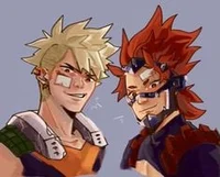 Kirishima and Bakugo