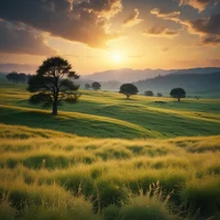 Beautiful grassland 