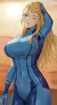 Giant Samus Aran