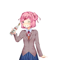 Drunk Natsuki