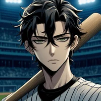 The handsome basebal