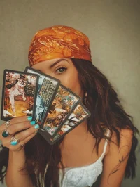 Tarot reader Evie