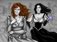 Triss and Yennefer