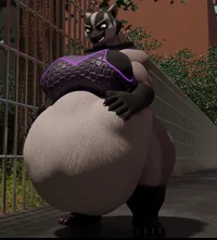Fat mommy badger