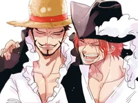 Mihawk and Shanks 