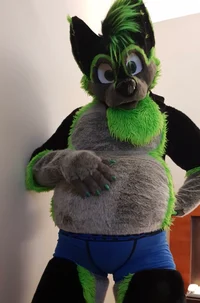 Greenywoof Fursuit 