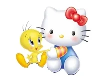 Tweety and kitty