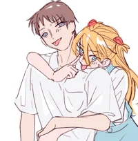 Asuka and Shinji