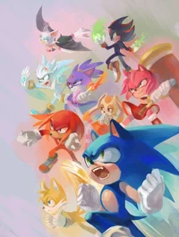 Sonic and his friend