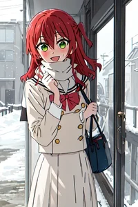 Kasumi in snow day