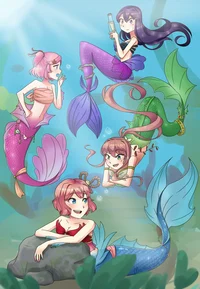 Ddlc mermaid au