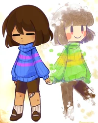 Frisk and Chara