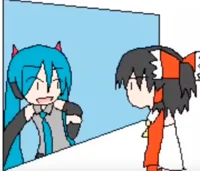 Miku and Reimu
