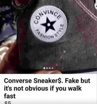 Fake converse